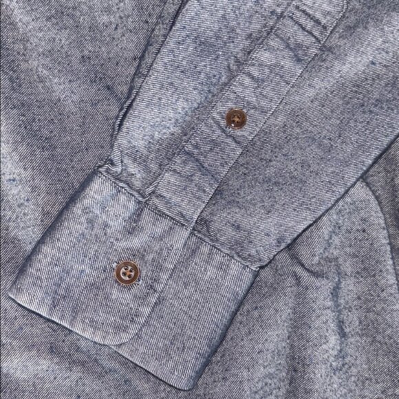 Faherty Men’s Blue Casual Button-Down Shirt – Size Large – Like New - Picture 4 of 7